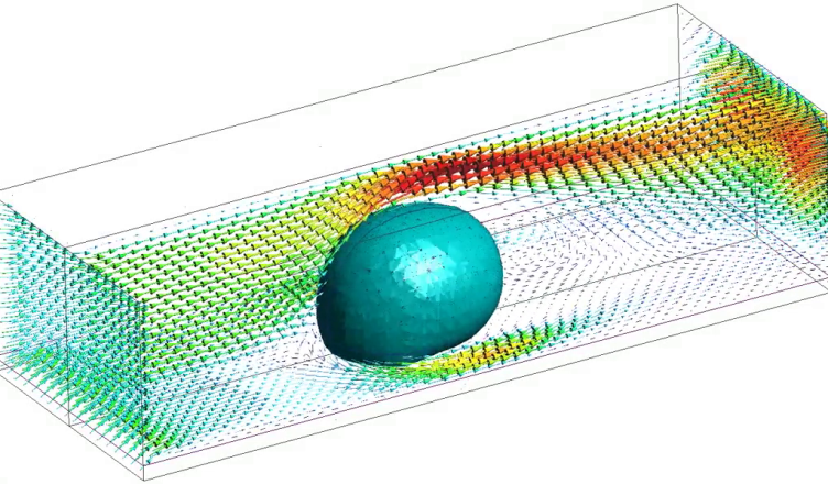 Droplets in flow channels – DropletDynamics